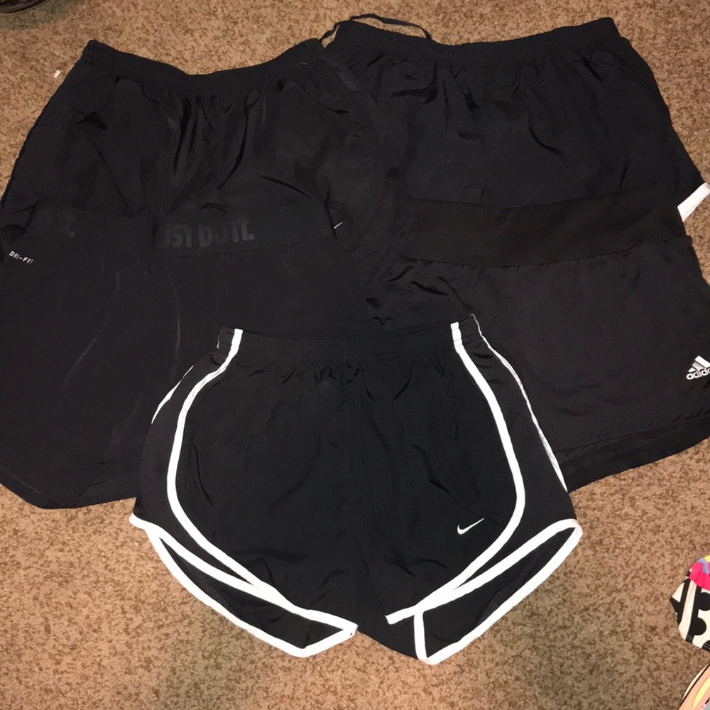 Nike bundle with one adidas shorts